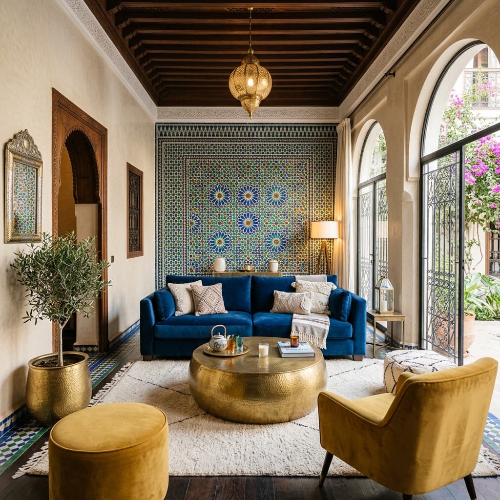 Contemporary Moroccan Lounge